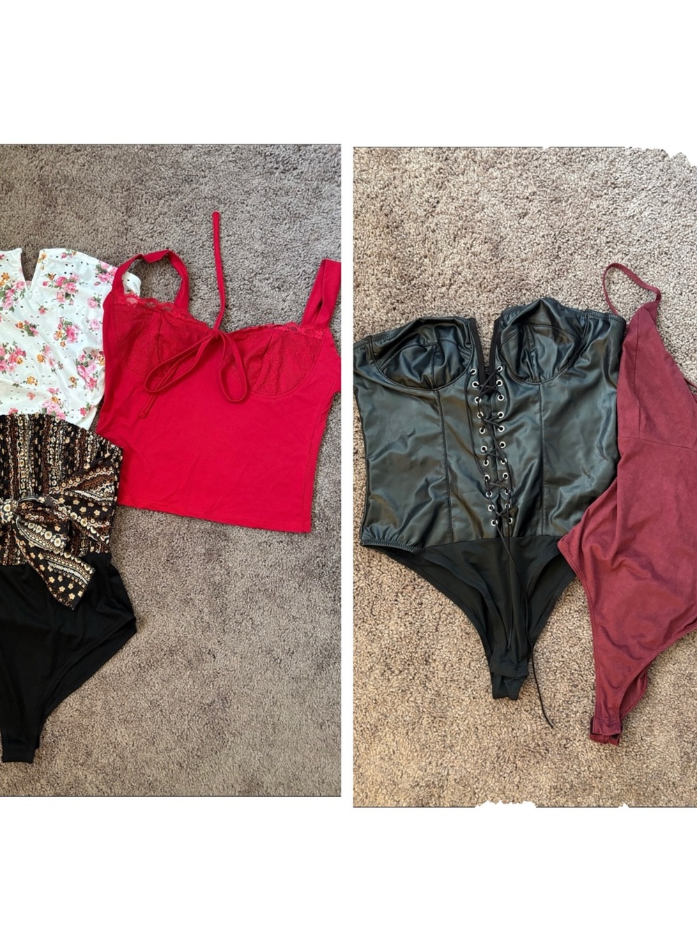 SHEIN Large Bodysuits & Cropped Tops